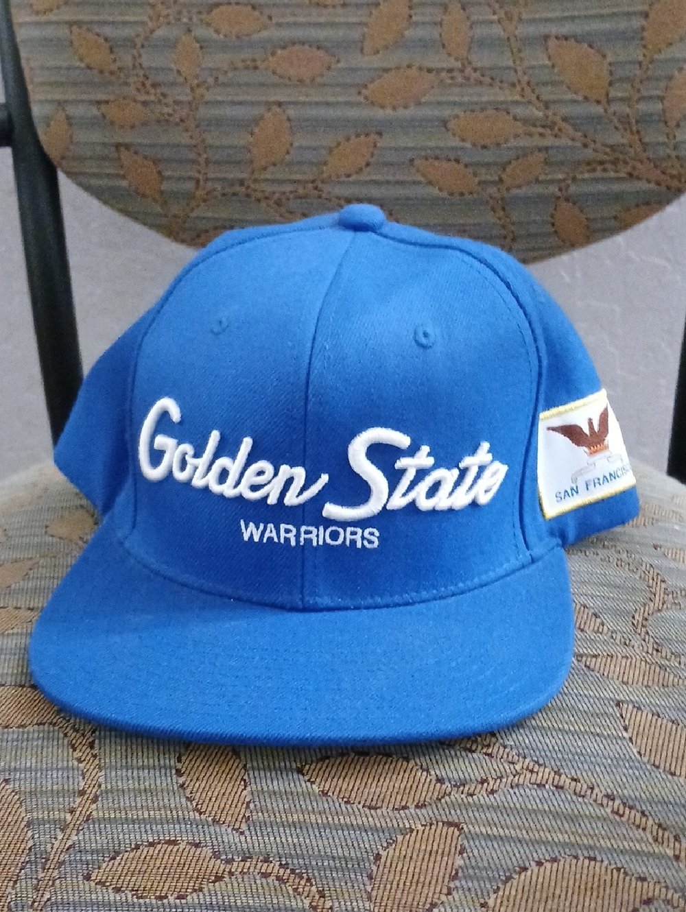 Mitchell & Ness Golden State Warriors Royal Blue Snapback Hat